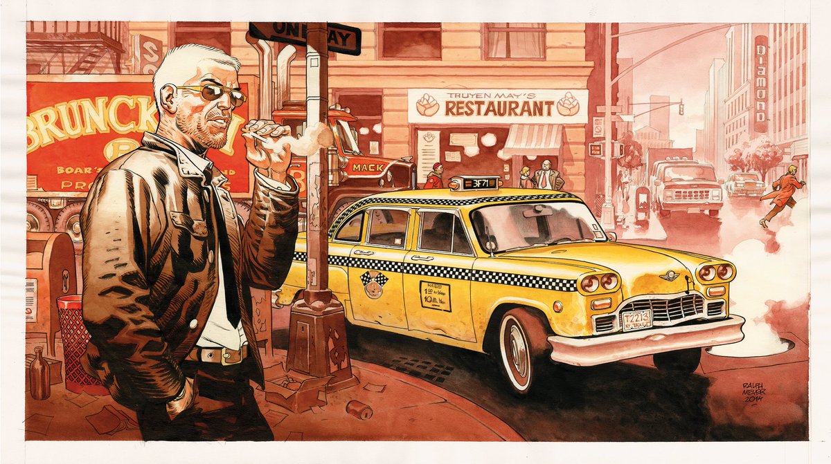 Image inédite de ⁦<a href="/RalphMeyer_BD/">Undertaker</a>⁩ pour la trilogie Berceuse Assassine..
⁦<a href="/EditionsDargaud/">Editions Dargaud</a>⁩ #Tome