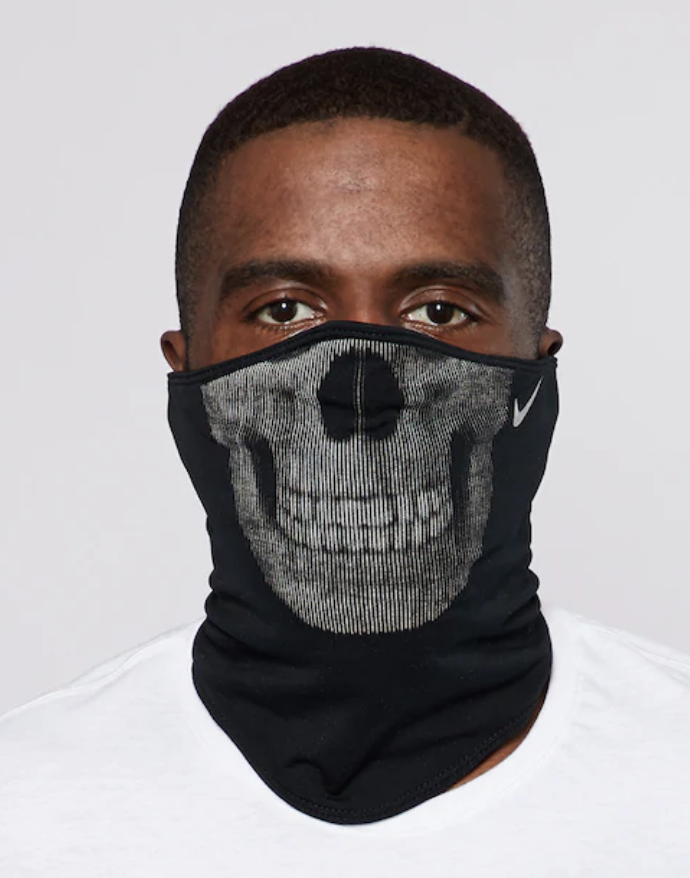 nike skull neck warmer