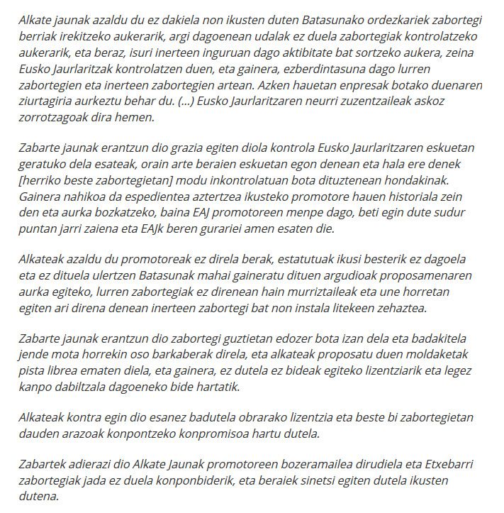 Ba al zenekien #Zaldibar-ko Udalak 1997an ZABORTEGIAK DEBEKATU zituela?

Eta 1998an, HBren ekimenez, zabortegiei buruz galdeketa egitea onartu zela?

Proiektuaren aurka asko borrokatu dute batzuek. 

Merezi du historia ez ahazteak: 

argia.eus/albistea/zabor… #ZaldibarArgitu