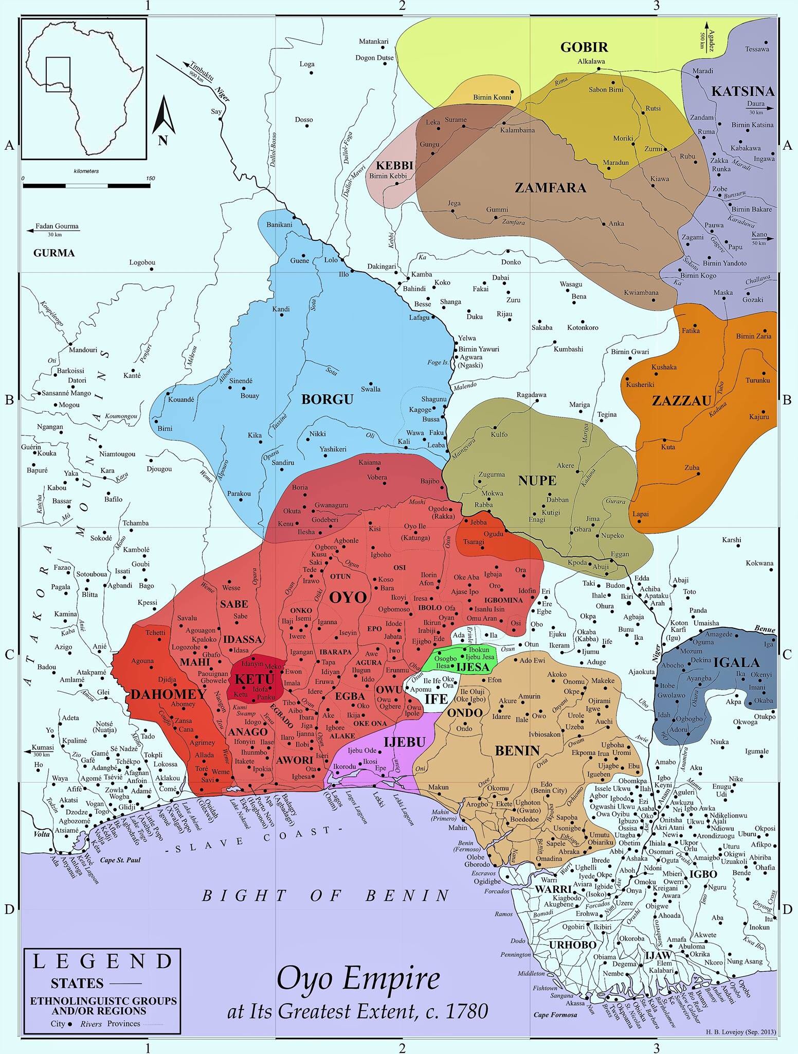 Yoruba Map