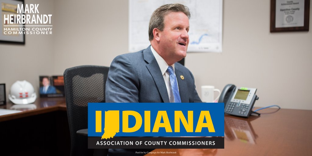 I was recently re-elected as vice president of the Indiana Association of County Commissioners East Central District.  It is an honor to be able to serve with this great association again!