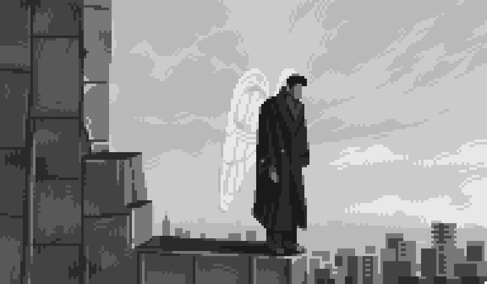 useless_pursuit's tweet photo. Wings of Desire (Wim Wenders), studies
#pixelart #ドット絵 https://t.co/Evv7NzOzI7