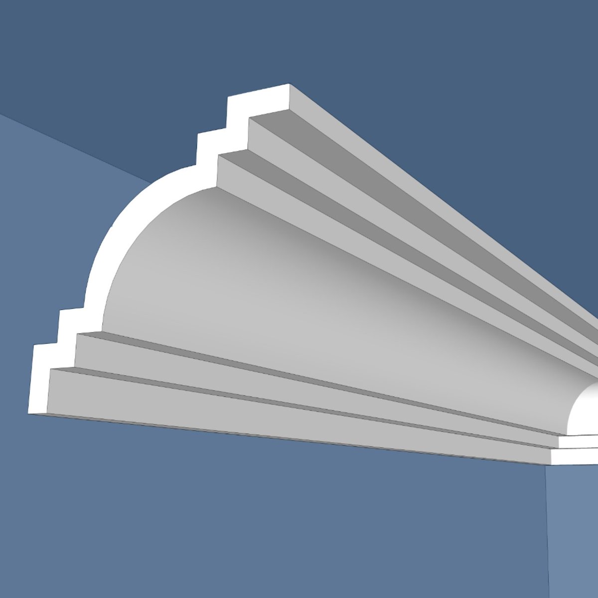 AndCornice's tweet image. Br7 xps cornice part of the Budget range is  slightly thinner and ideal for projects with budget constraints.