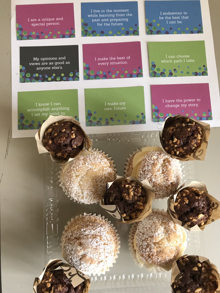 Our Cluain Farm team love committing random acts of kindess, so for Valentines Day they decided to spread a little love and happiness around by providing cupcakes to share with the people we support.   
#randomactsofkindness #spreadloveandhappiness #valentinesday