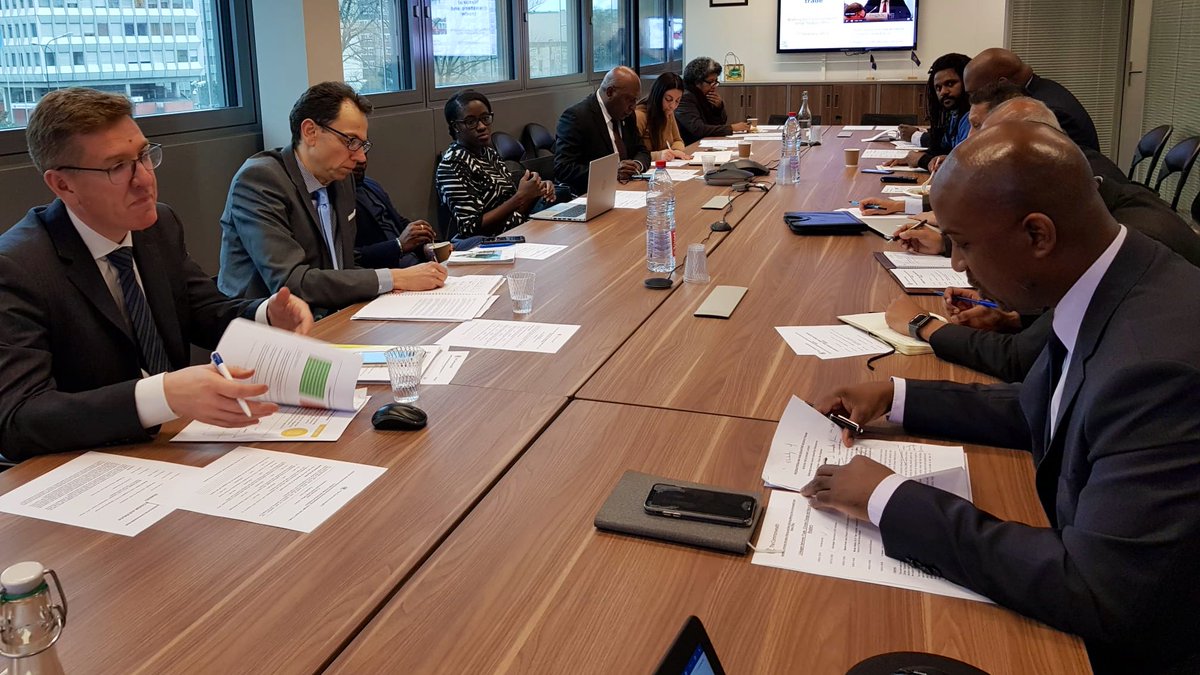 commonwealthsec's tweet image. At #Commonwealth Small States Office (#CSSO) in Geneva, an information and brainstorming activity was held for #Commonwealthsmallstates, on the linkages between #Trade, #ClimateChange and Natural Disasters