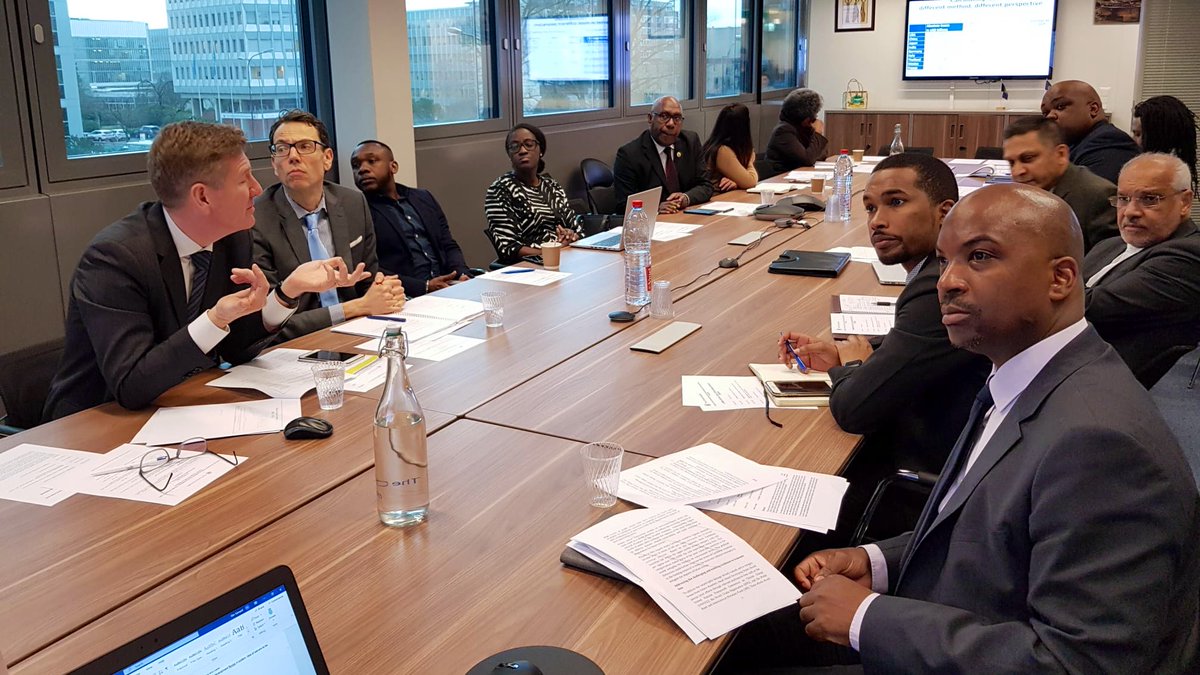 commonwealthsec's tweet image. At #Commonwealth Small States Office (#CSSO) in Geneva, an information and brainstorming activity was held for #Commonwealthsmallstates, on the linkages between #Trade, #ClimateChange and Natural Disasters