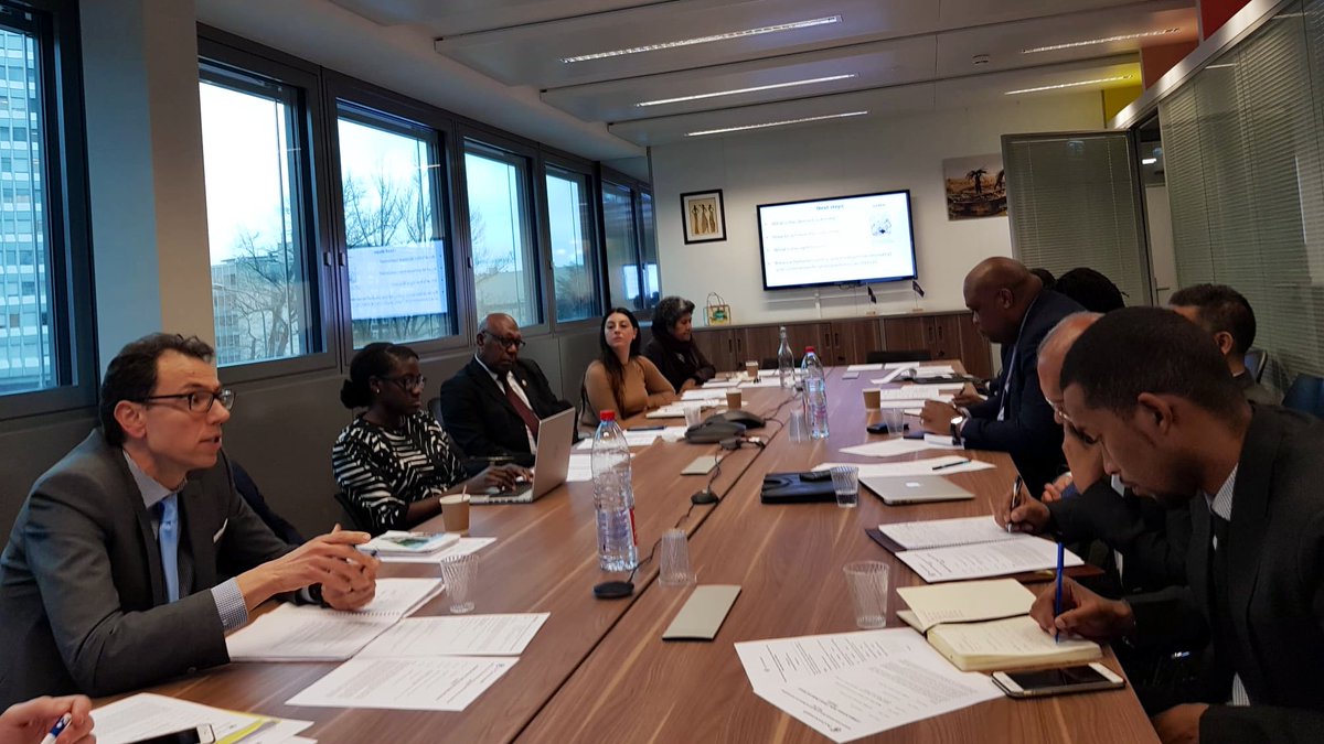 commonwealthsec's tweet image. At #Commonwealth Small States Office (#CSSO) in Geneva, an information and brainstorming activity was held for #Commonwealthsmallstates, on the linkages between #Trade, #ClimateChange and Natural Disasters