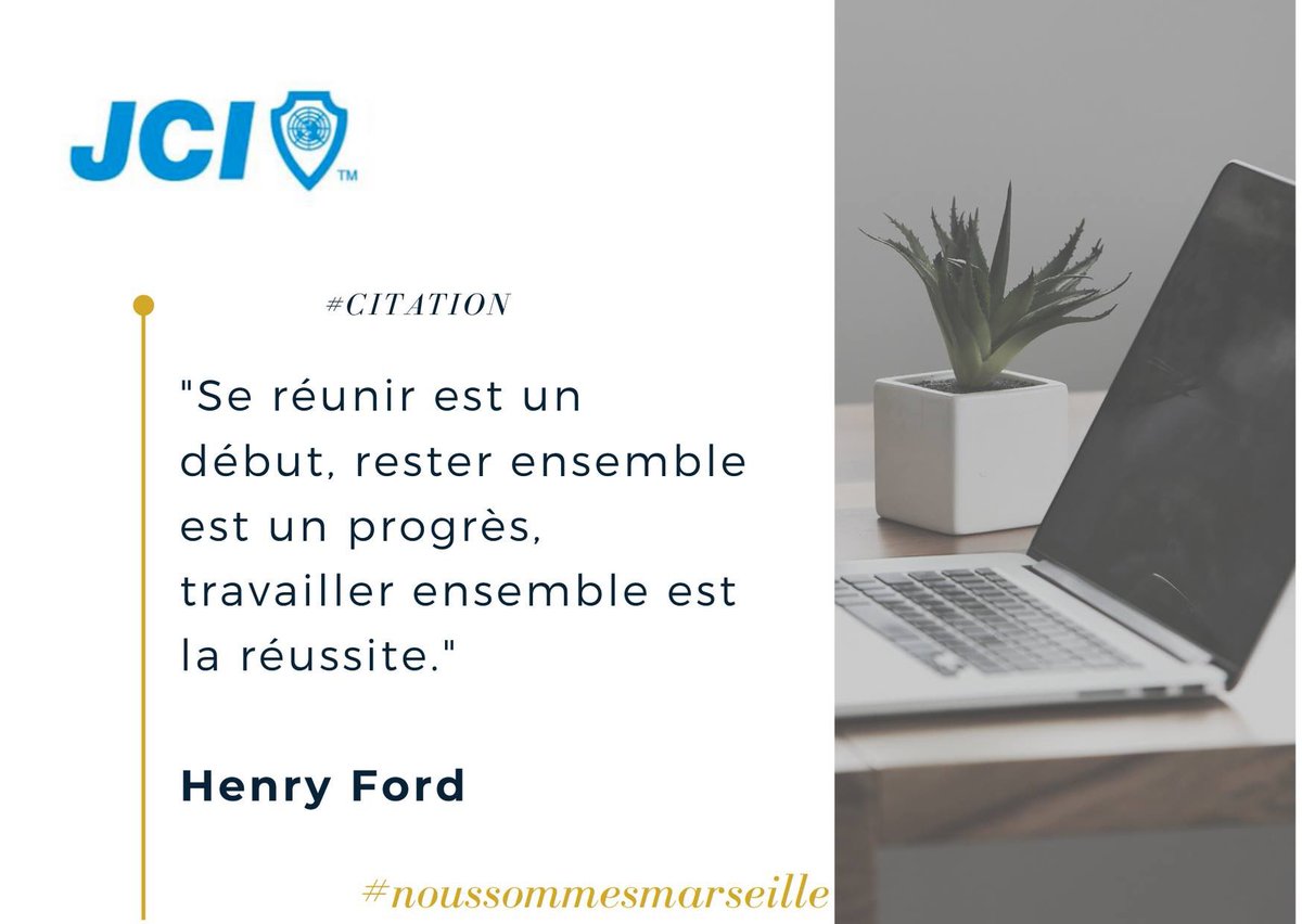 [#motivation]
Hello monday ☀️
.
.
.
#Citation de la semaine by Anaïs 
#noussommesmarseille #leader #citoyen #JCE #jaycees #jci