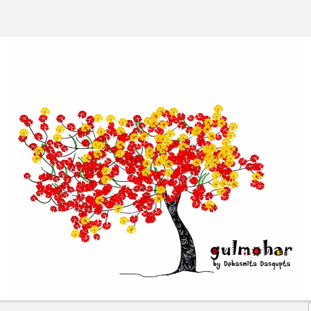 Discover 132+ gulmohar tree drawing