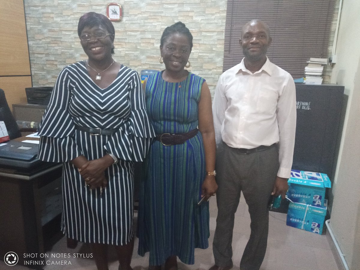 NLA_Rivers's tweet photo. Courtesy visit to the HOD, Library and Information Science, Dr. Helen Emasealu at University of Port Harcourt. https://t.co/iB4sTgZphO