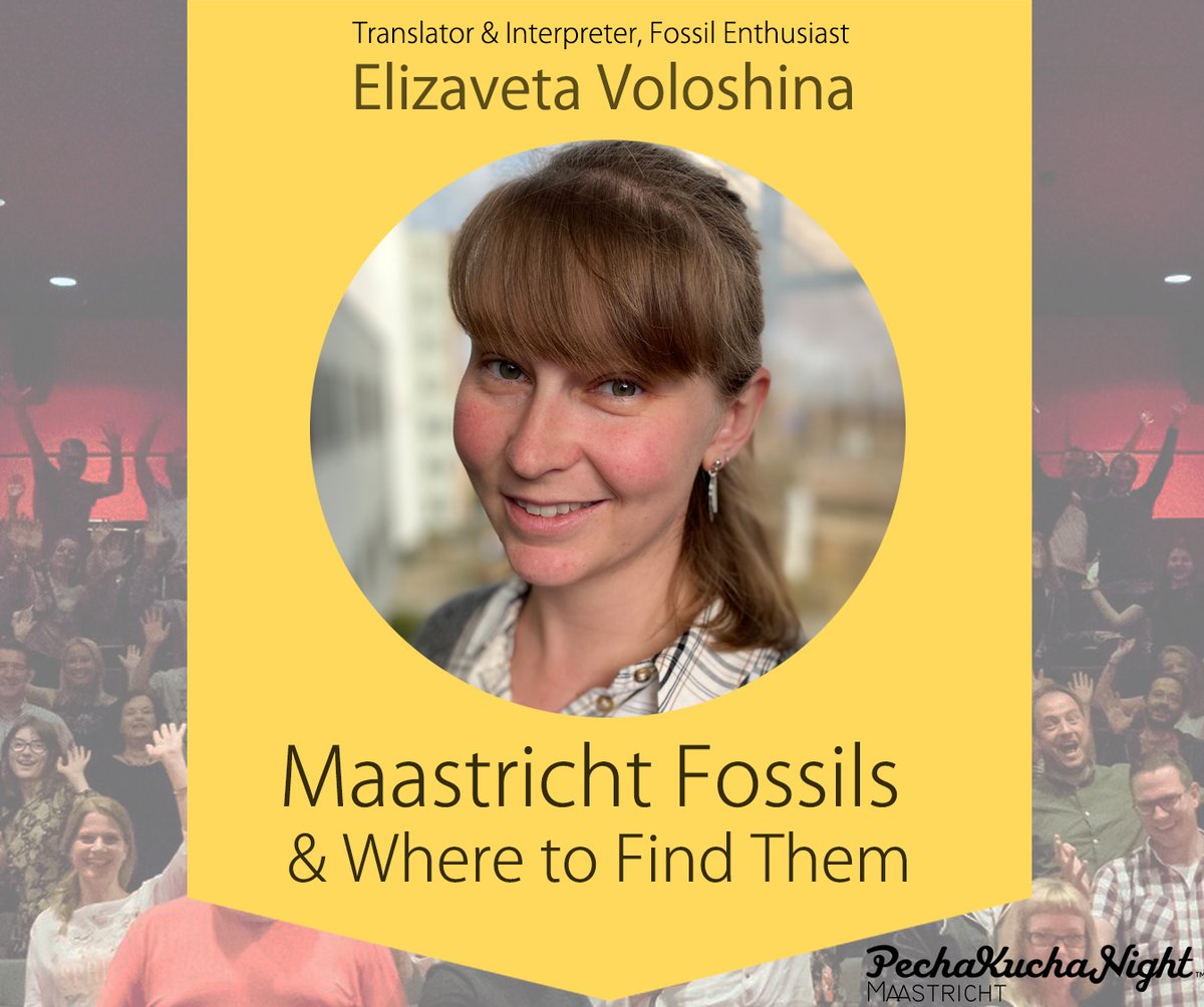 PechaKucha_MTR's tweet photo. Passionate about #paleontology, Elizaveta Voloshina believes that you don't need to go to a museum to discover fossils, as there are plenty of them around us.
Don't miss Elizaveta's #PechaKucha talk this Thursday at @LumiereCinema!
#sneakpeek7 #PKMaastricht #ipk20 #maastricht https://t.co/8Tj88uedty