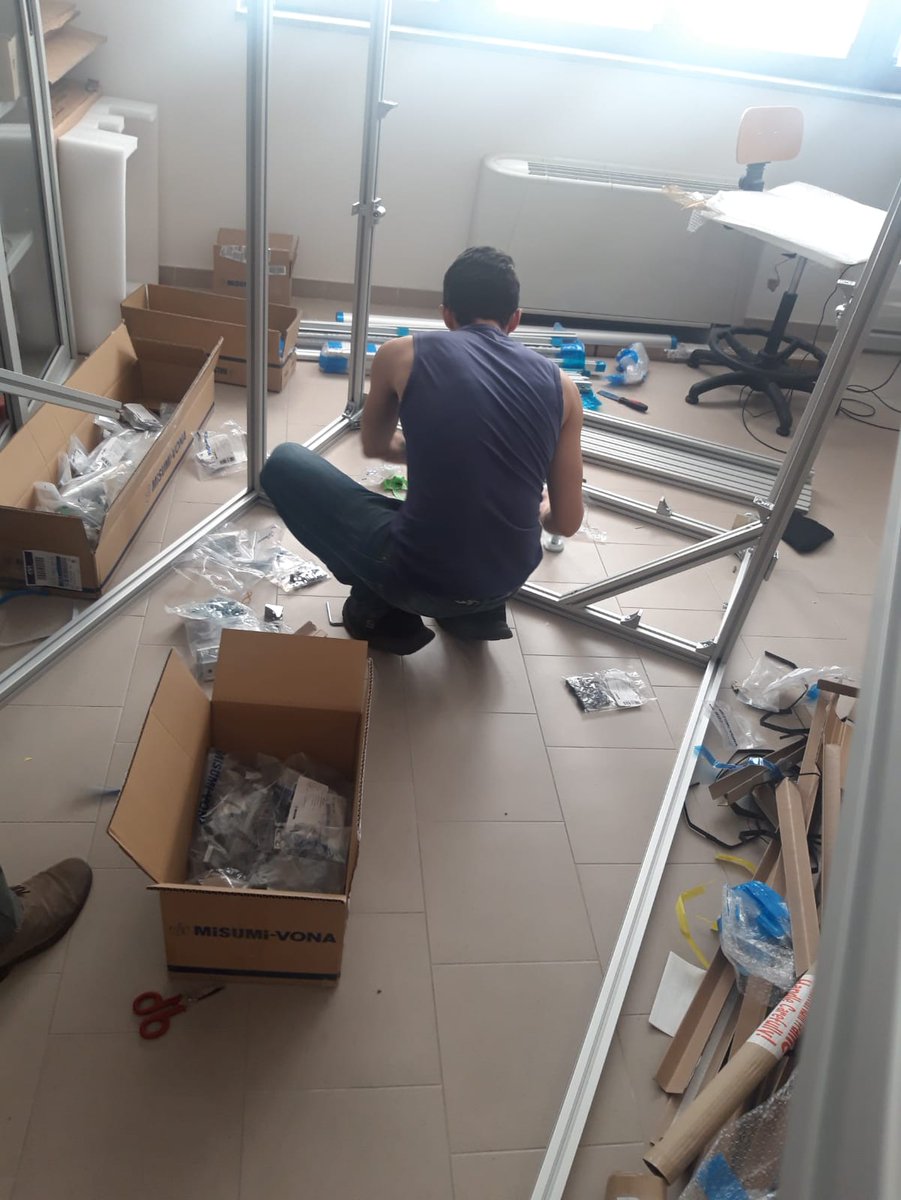 BeatEurobench's tweet photo. Assembling the external frame of Rotobit3D v3.0
#workinprogress #beatproject #eurobench #Engineering #mechanicalengineering
@BeatEurobench @Eurobench_RIA @Dnt91Erika @JTaborri @Stefanross78 @diegotorricelli https://t.co/HZuNKKKpkG