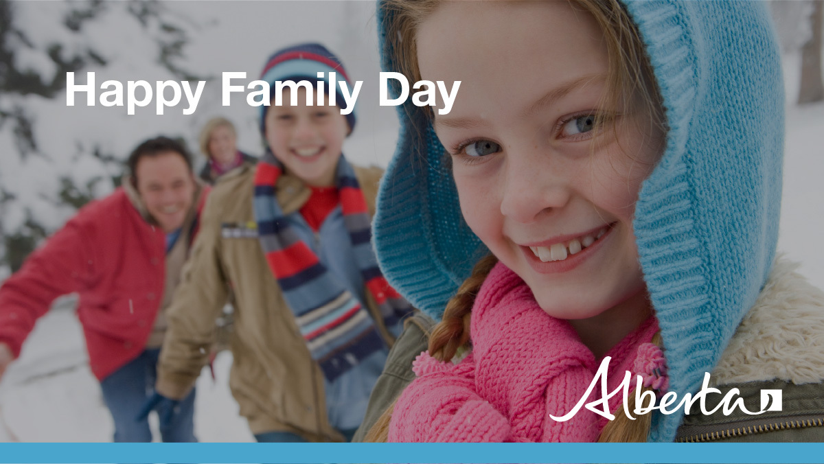 YourAlberta's tweet photo. Happy #FamilyDay! No matter what you're doing today, we hope you're making memories with your loved ones!
Still making your plans? Visit @Albertaparks or an @AlbertaCulture heritage site, head to the #AlbertaWinterGames or try ice fishing during Family Fishing Weekend. https://t.co/EzgO3FvVaj