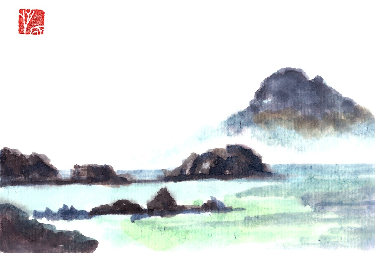 뭔가 할 일이 많을 때... 꼭 이런 짓이 땡긴다는 ㅎ 엽서에 이발소 그림을 그림