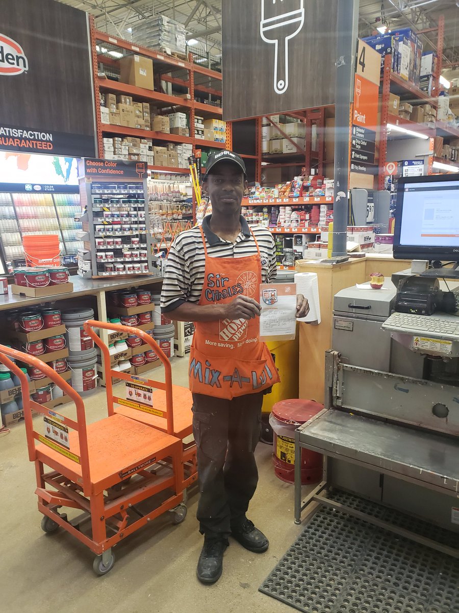 Charles putting customer's ☝️👏👏👏