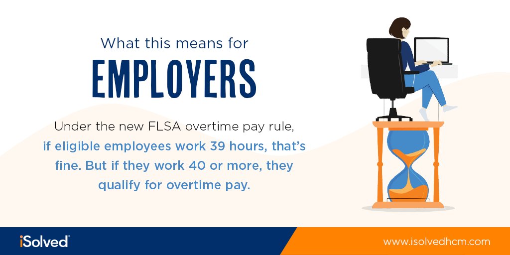 isolvedhcm's tweet image. #FLSA #OvertimeRules #iSolved