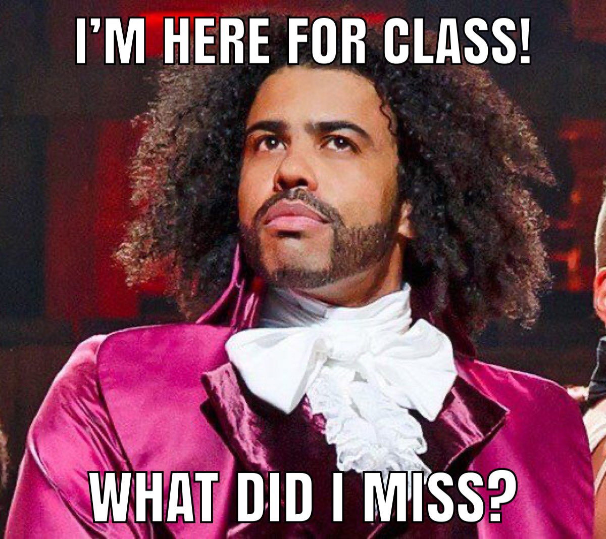 SABAKIDSTX's tweet photo. No classes today, peeps. ‘Cuz you know- PRESIDENT’s DAY!! 🇺🇸

#PresidentsDay2020 #Hamilton https://t.co/c4PivSuL07