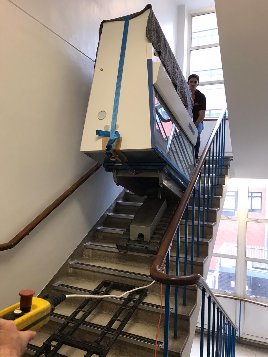 JTS_Relocations's tweet photo. Another busy weekend for our crews, we had some lovely feedback..  'Very happy with the job, all done quickly, very professional' - London South Bank University.

#london #machinemoving #commercialremovals #heavyremovals #removals #stairclimber #universityremovals https://t.co/DaxQXxh4uC