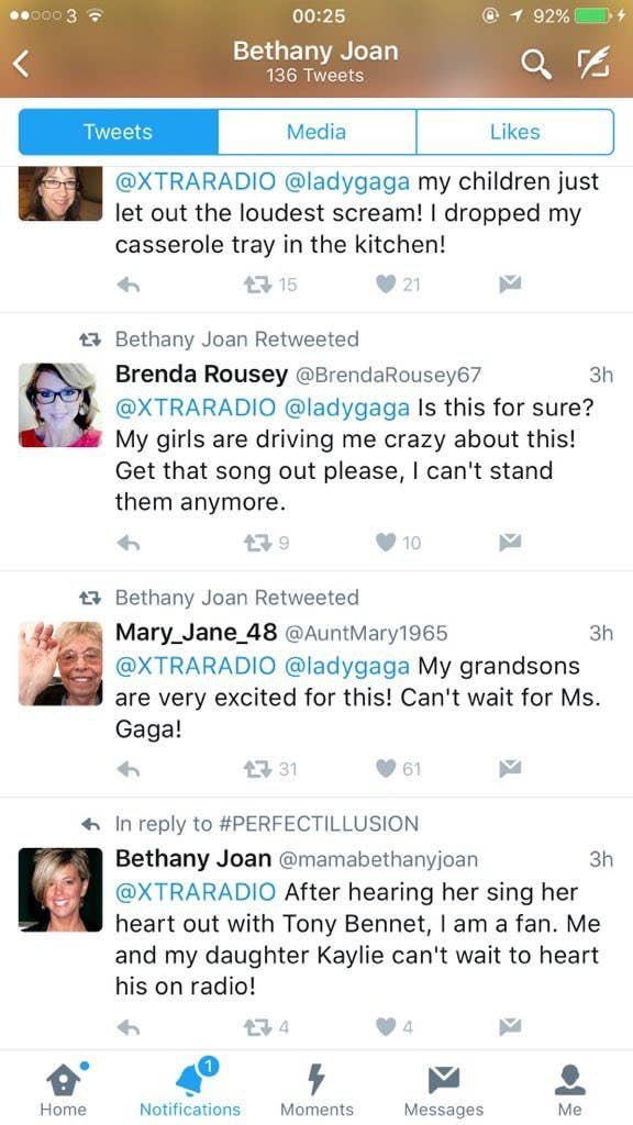 26. lady gaga fans pretending to be soccer moms on twitter to con radio stations