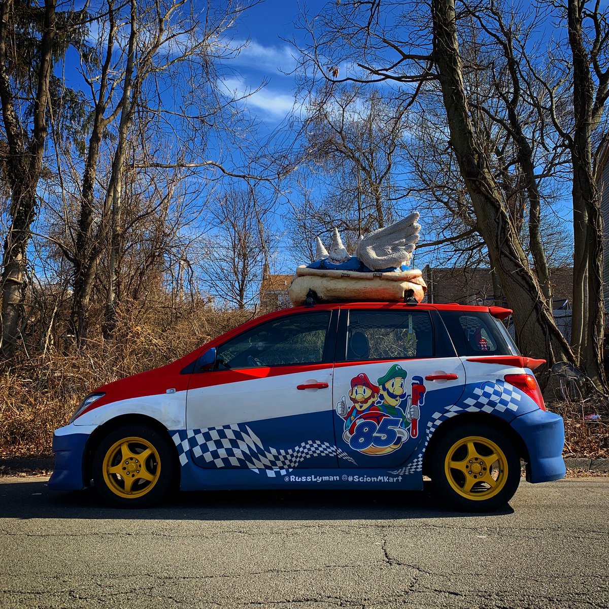 RussLyman's tweet photo. I don’t need to be first, I got a blue Shell onboard.
#russlyman #scionxa #scion #toyota #toyotaist #ist #jdm #jdmlifestyle #jdmculture #jdmnation #japanflow #carphotography #nintendo #mariokart #videogame #gamer #cosplaycar #racecar #automotive #automotivephotography #mariokart https://t.co/VhdLnyShZS