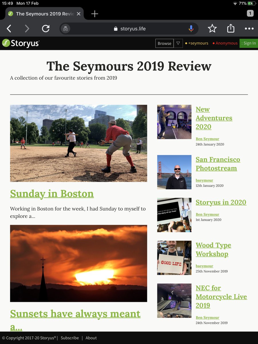 StoryusLife's tweet photo. The Storyus Magazine content-type is live - we’re really excited about how this brings our stories together in more meaningful and relevant ways.

You can choose what categories, collections, tags and types of stories that can go into each section... https://t.co/xLYId6zVax