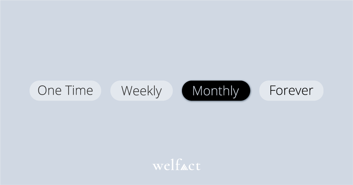 thisiswelfact's tweet photo. New Feature! 📣

In line with our goal of making philanthropy simple for busy change-makers like yourself, now, set up a recurring donation and completely forget about it! 👏

Visit your Welfact profile to start a new donation: https://t.co/uttPRyzX9v https://t.co/e9mw36fo96