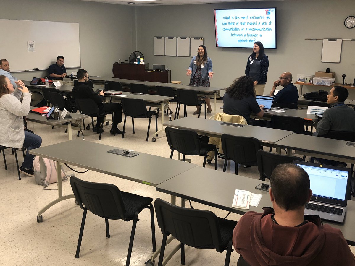 NISDTechTD's tweet photo. @msgarciaTSS &amp; @MsHerrera114 taking their peers on an adventure in communication! #NISD #TSS #TS2020 https://t.co/YR5x3W0VmO