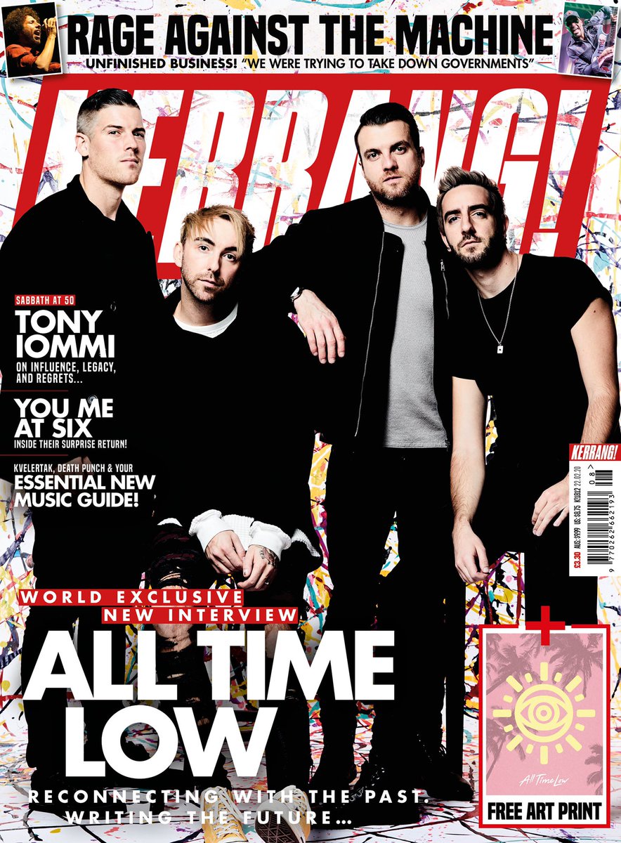AllTimeLow's tweet image. 1 MORE SURPRISE! New @KerrangMagazine with our faces on the cover out Wednesday, featuring our first interview about #WakeUpSunshine. Order now at Kerrang.Newsstand.co.uk and ships worldwide 😉