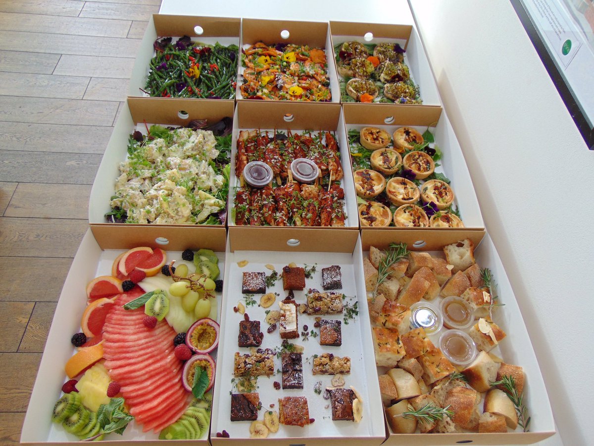 Delicious healthy food from @ShineLeeds. We deliver to your event in 100% electric vans catering to good taste and allergens.  #LeedsDigi20