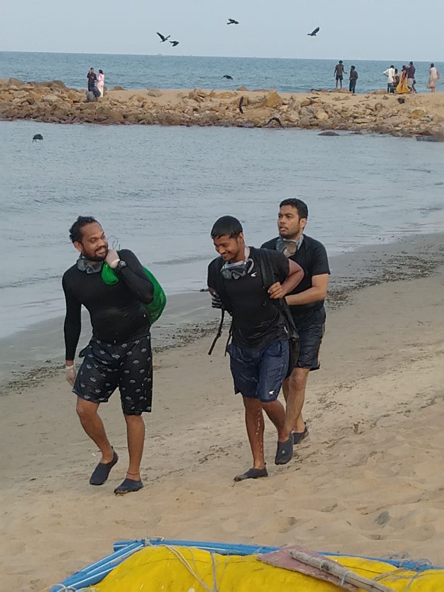 Platypusescapes's tweet photo. Today was our #46th day of clean up thanks to all for wonderful support.
@PMOIndia @AndhraPradeshCM @narendramodi_in @ysjagan @YSBharathiOff @UNDP_India @UNDP @ocie @TheOceanCleanup @GVMC_OFFICIAL @GvmcS @SwachSurvekshan @GreenClimateTe1  @destined_vizag @GummallaSrijana https://t.co/KaKunaRgdy