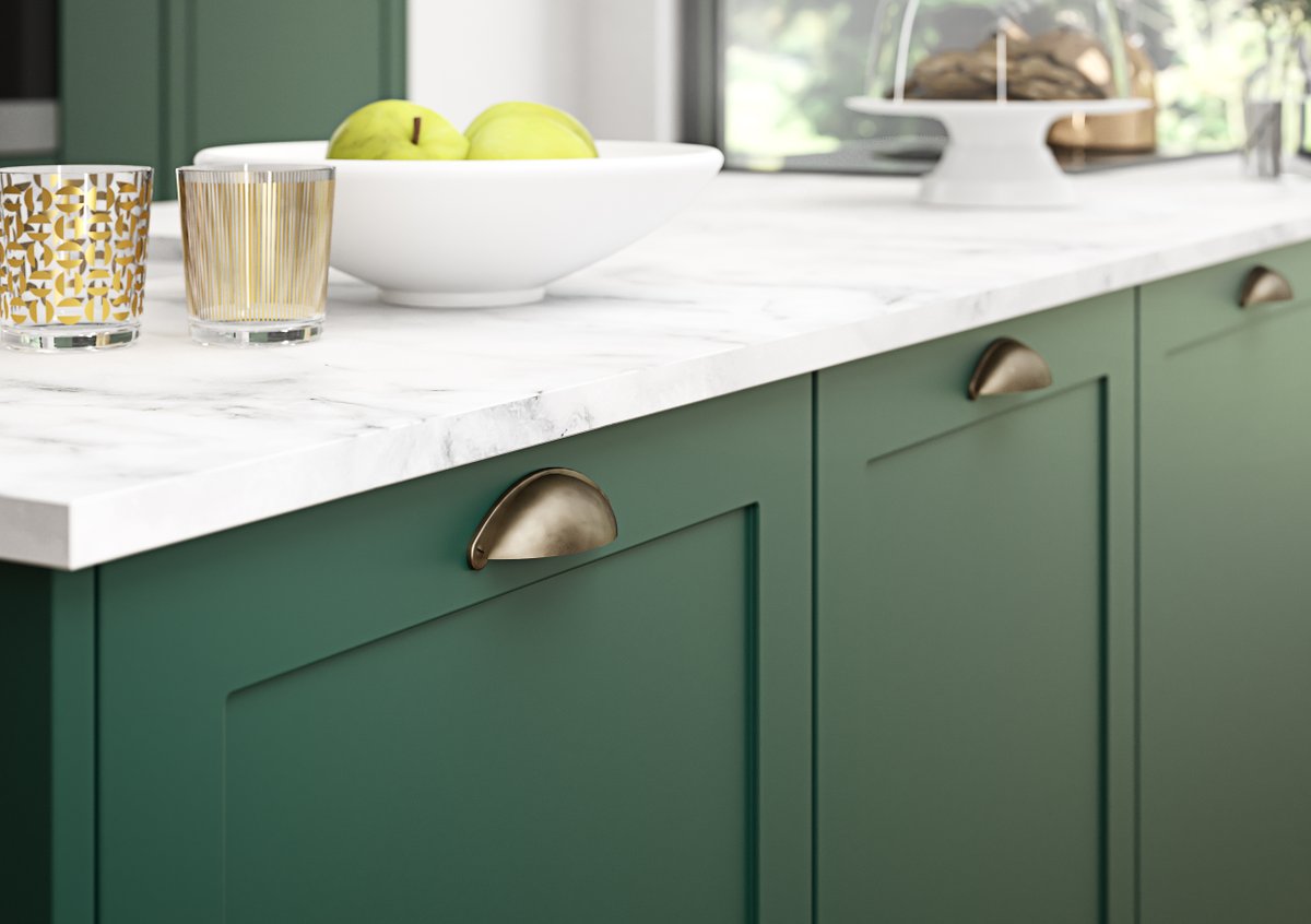 MagnetUK's tweet image. Wishing Winter away?🍃 Bring the fresh air of Spring to your home early with our Dunham Forest Walk kitchen, part of our Magnet Create range.🌲 

#GreenKitchen #MagnetCreate #NewKitchen
