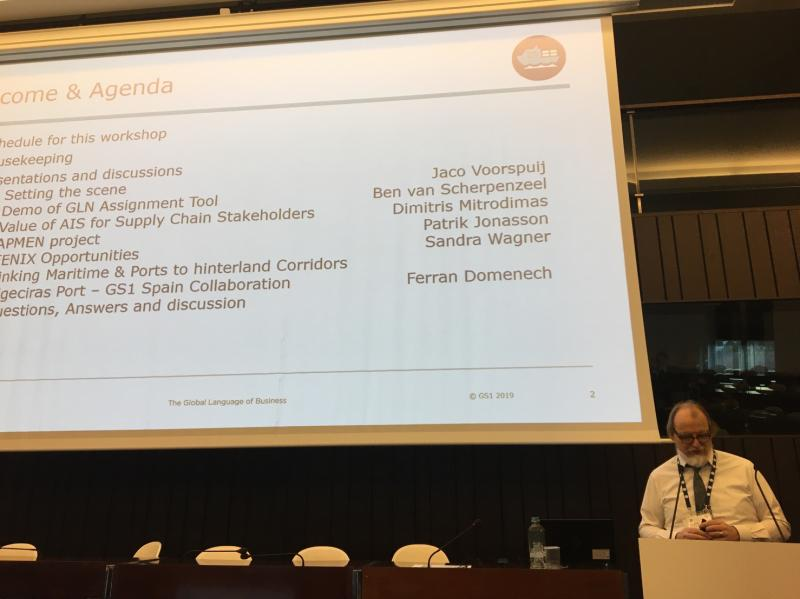 FENIX_LogistiX's tweet photo. #FENIXnetwork #GS12020 Session GS1 in Maritime & Ports with Sandra Wagner and Jaco Voorspuij @gs1 has just started 👉 FENIX provides loads of opportunities in terms of #standardisation and #interoperability https://t.co/7XCSquZcn0