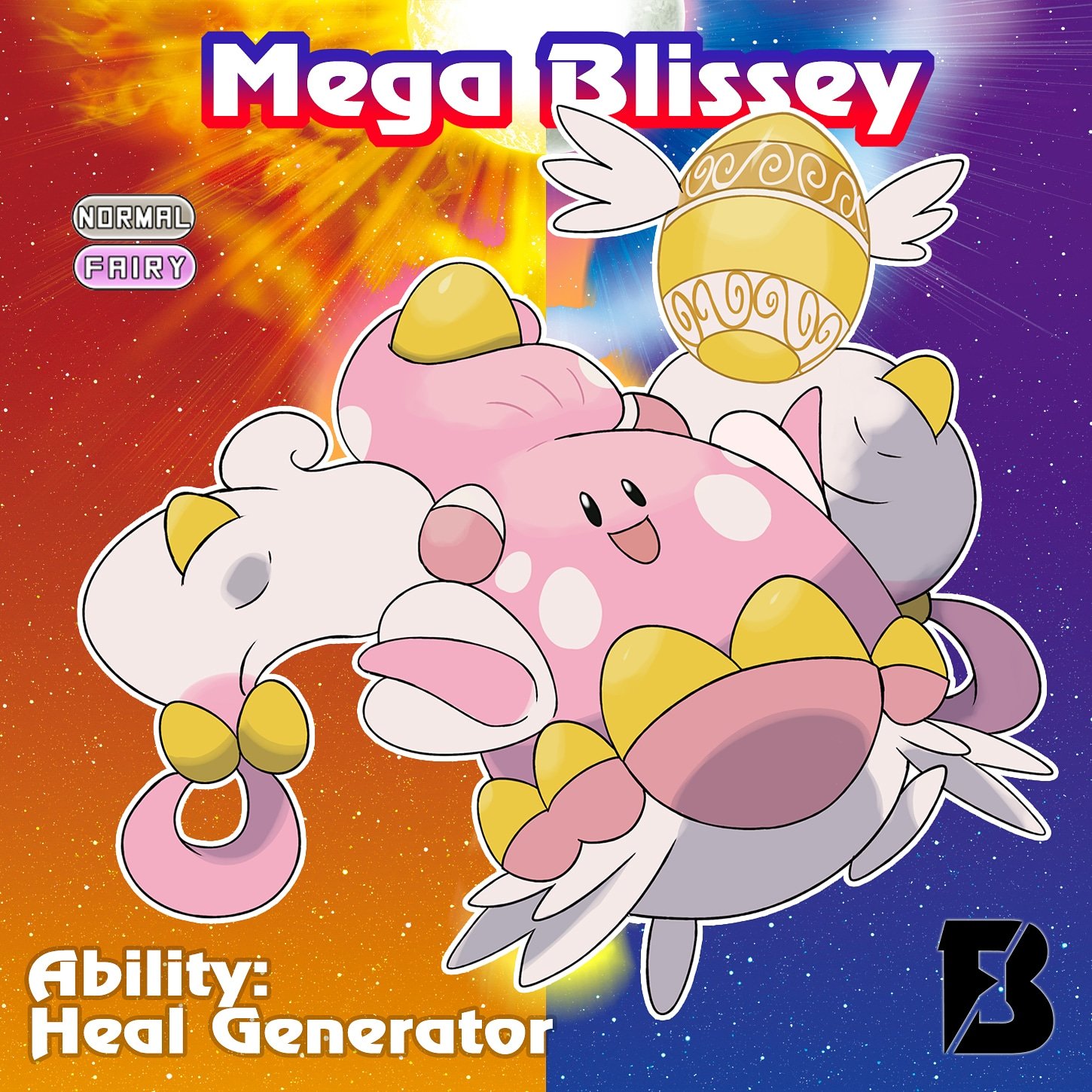 Blissey's Mega Punch by Pokemonsketchartist on DeviantArt