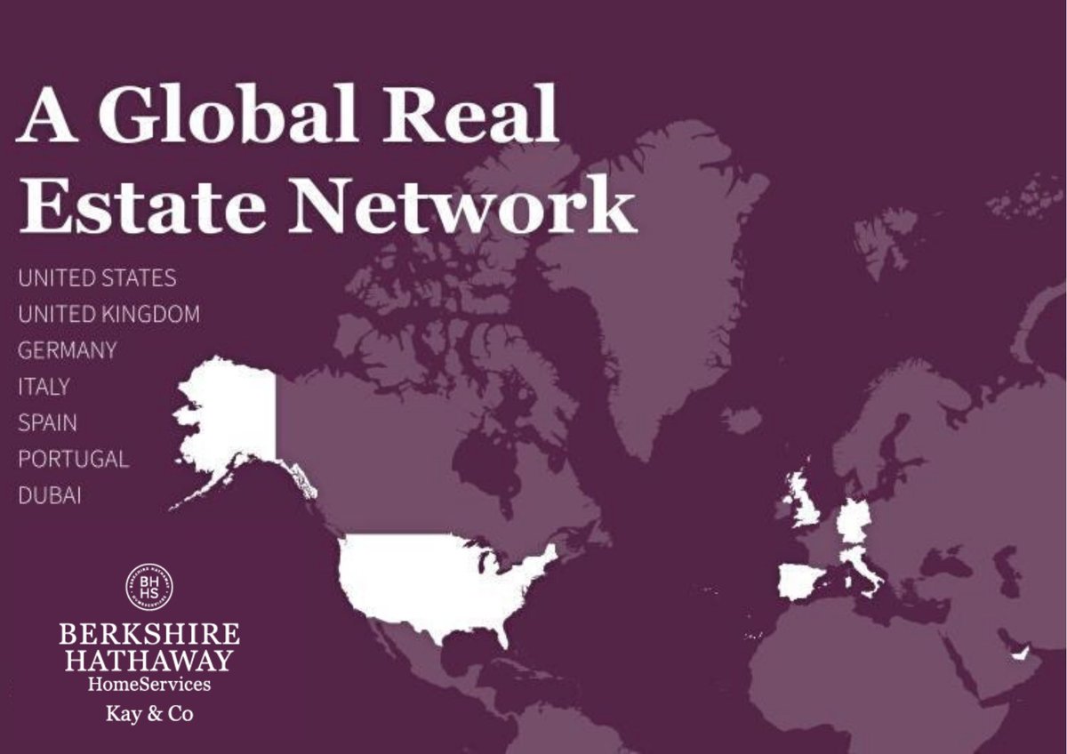 BHHSKayandCo's tweet photo. 50,000+ agents in 1,500+ offices around the globe @BHHSRealEstate @BHHSKayandCo | Locally Known, Globally Connected.

#berkshirehathawayhomeservices #globalnetwork #realestate #warrenbuffet #bhhs #londonproperties #foreverbrand #UK #US #Germany #Italy #Spain #Portugal #Dubai https://t.co/yxNxQq8t4S