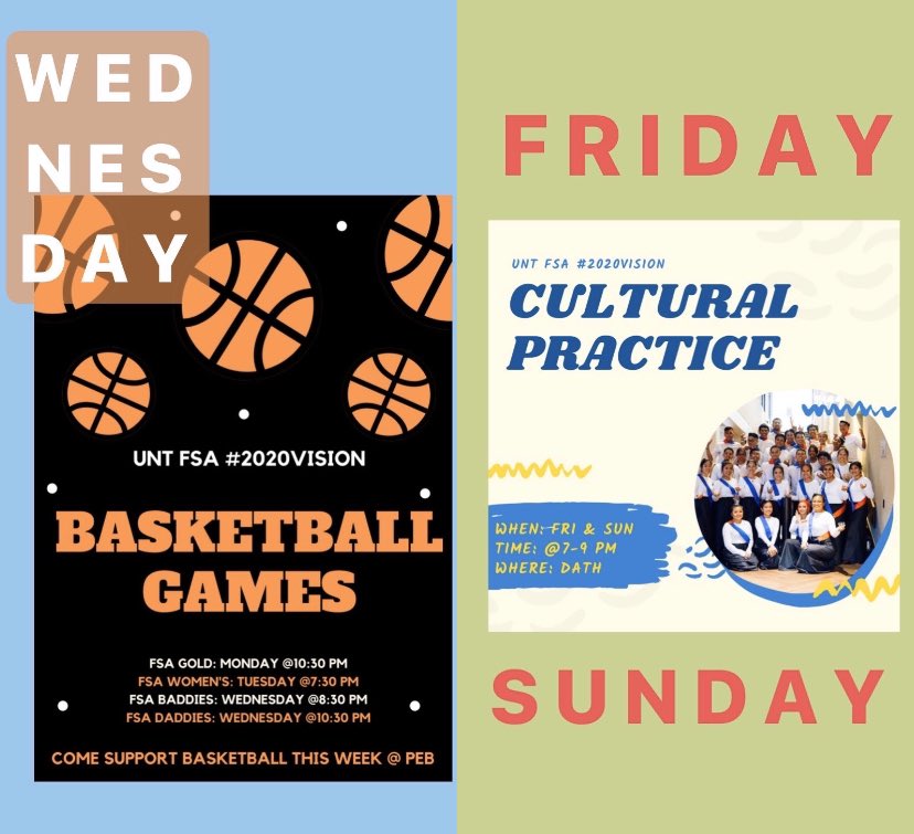 untfsa's tweet photo. On this week of KEEPIN IT LIVE W/ UNT FSA, we have..... 
** Tag a friend you wanna come out to support with ** https://t.co/Q403tE6ubL