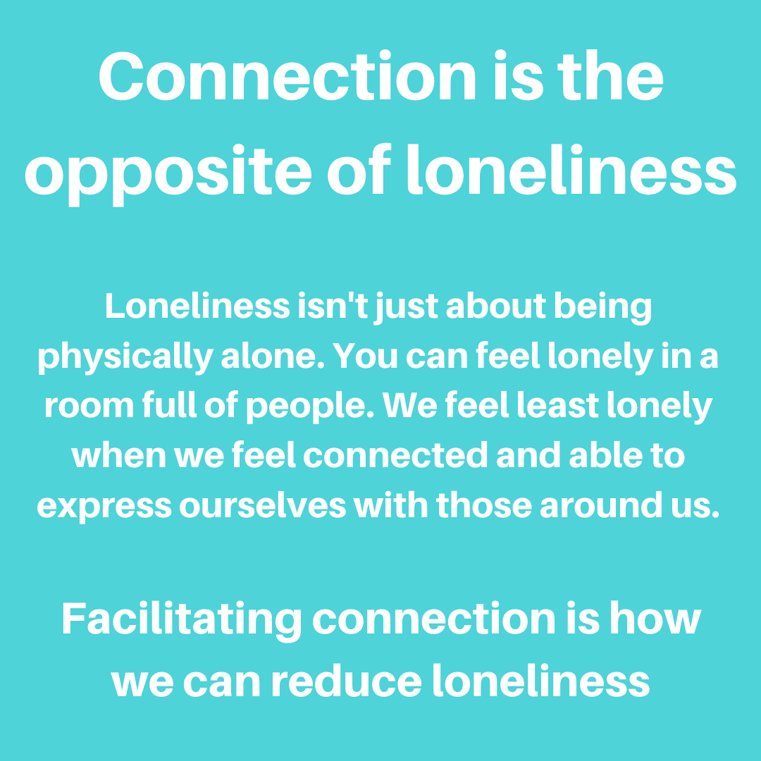 Everyone should have access to a space where they feel connected to others 😊