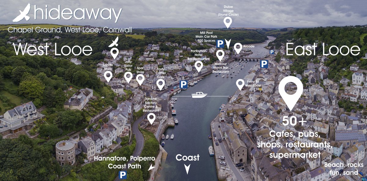 jonathanboakes's tweet photo. West Looe and East Looe, a handy guide for seagulls, made from a wiki pic. #looe #cornwall #eastlooe #westlooe #travel #Kernow https://t.co/8UngQWQH8a https://t.co/af9BUYnNuu