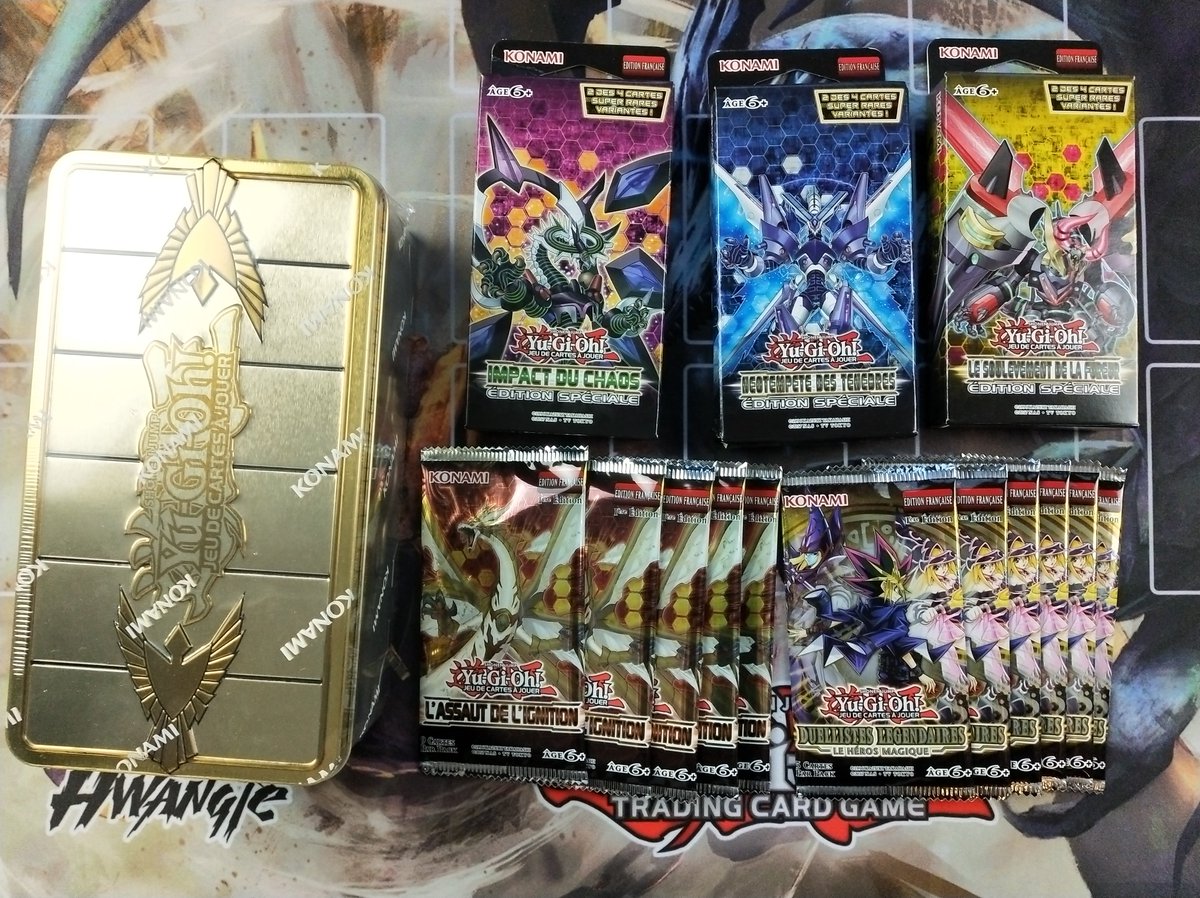 😍 CONCOURS 😍

Pour participer il te suffi de Follow :
<a href="/Hwangje6/">Hwangje YGO</a> &amp; <a href="/RepaireDuDragon/">Le Repaire du Dragon</a>
 
De t'abonner a ma chaîne Youtube :
youtube.com/channel/UCB909…

Like, Share &amp; Tag 2 potes a toi 😃
TAS Le 26/02 !

Retrouver tout les détails dans la vidéo :
youtu.be/MljoI9pp1Nc