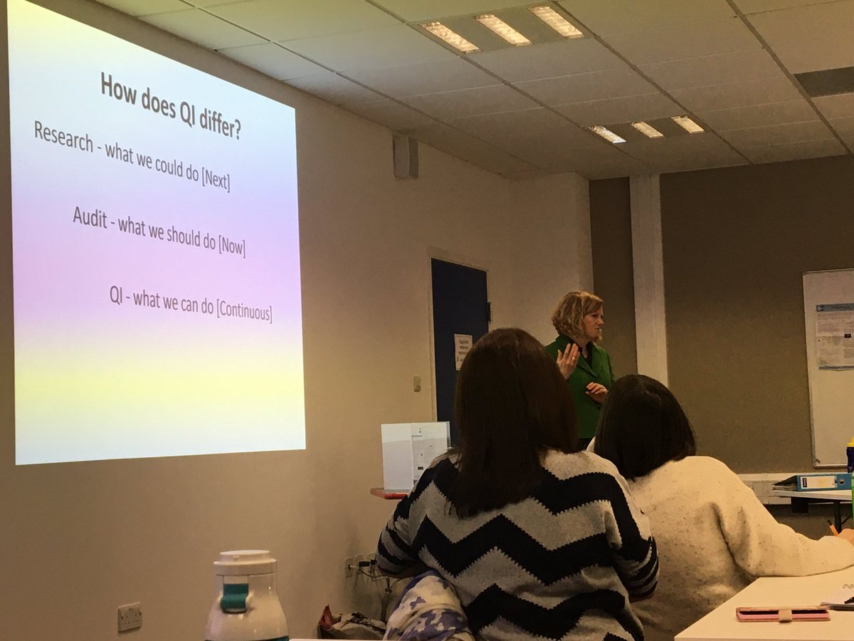 CatrionaSLT's tweet photo. With @StephBeringer1 and @mcanespie_lucie discussing Quality Improvement with #DLE12 in #NHSLothian https://t.co/iMfDPwRjPP