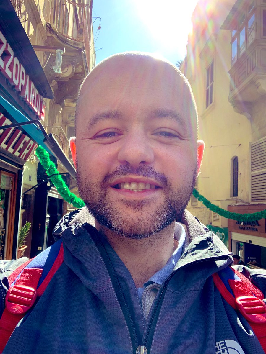 AdinJunuzovic's tweet photo. We found the sun!  It was hiding 1860 KM south, hello Malta.   Much needed vitamin D https://t.co/91mTERCC9A