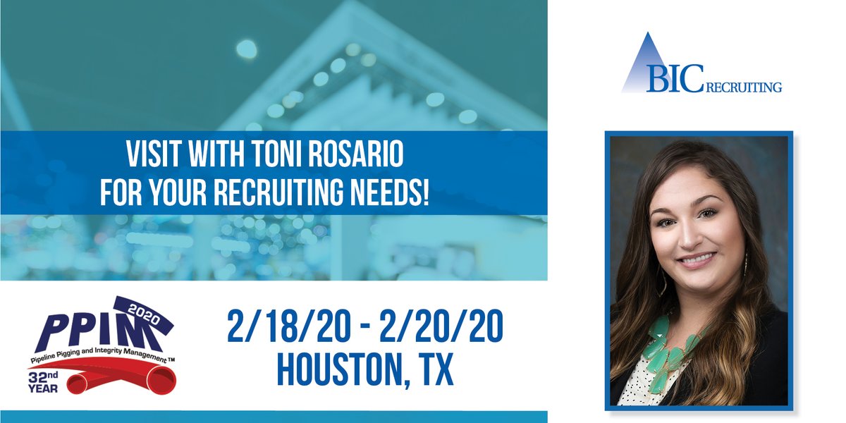 bic_recruiting's tweet photo. This is your chance to discuss your hiring needs with Toni Rosario.  Reach out to her and let her help you find your next hire.
trosario@bicrecruiting.com

#BICJobs #BICRecruiting #PPIM2020 https://t.co/4OcSIlKEG2