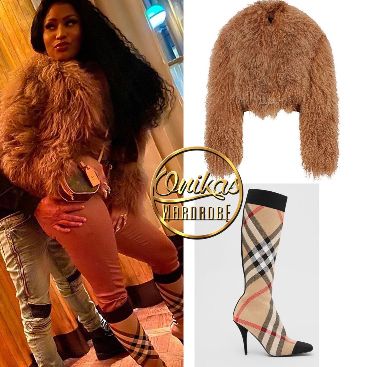 nicki minaj burberry