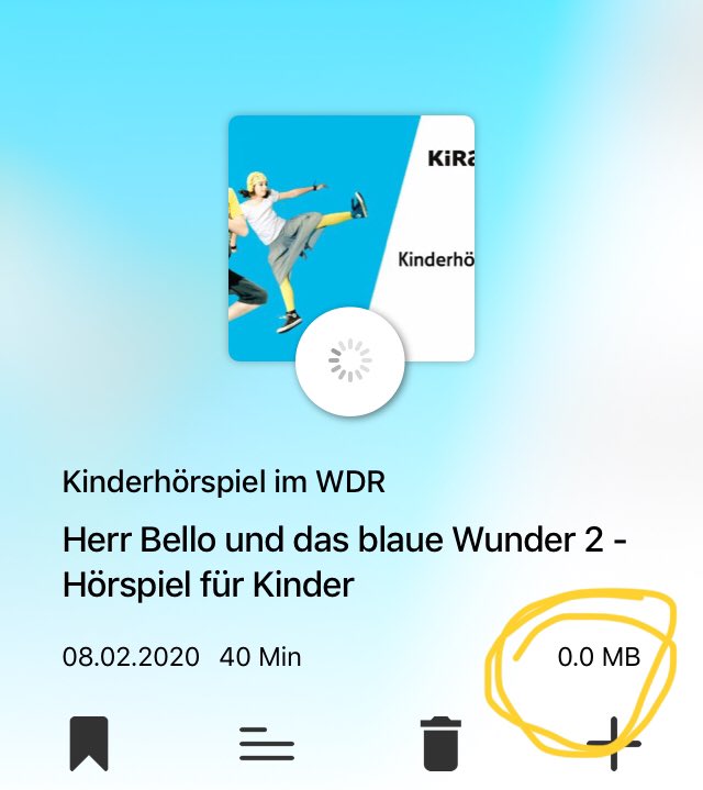 Beelama's tweet photo. Juhu @wdr5 @ARDde könnt ihr mal gucken? Bei der zweiten Folge hat der Upload auf der App ARD Audiothek nicht so geklappt. Danke! 🌺 https://t.co/zQ7DSF2k6Z