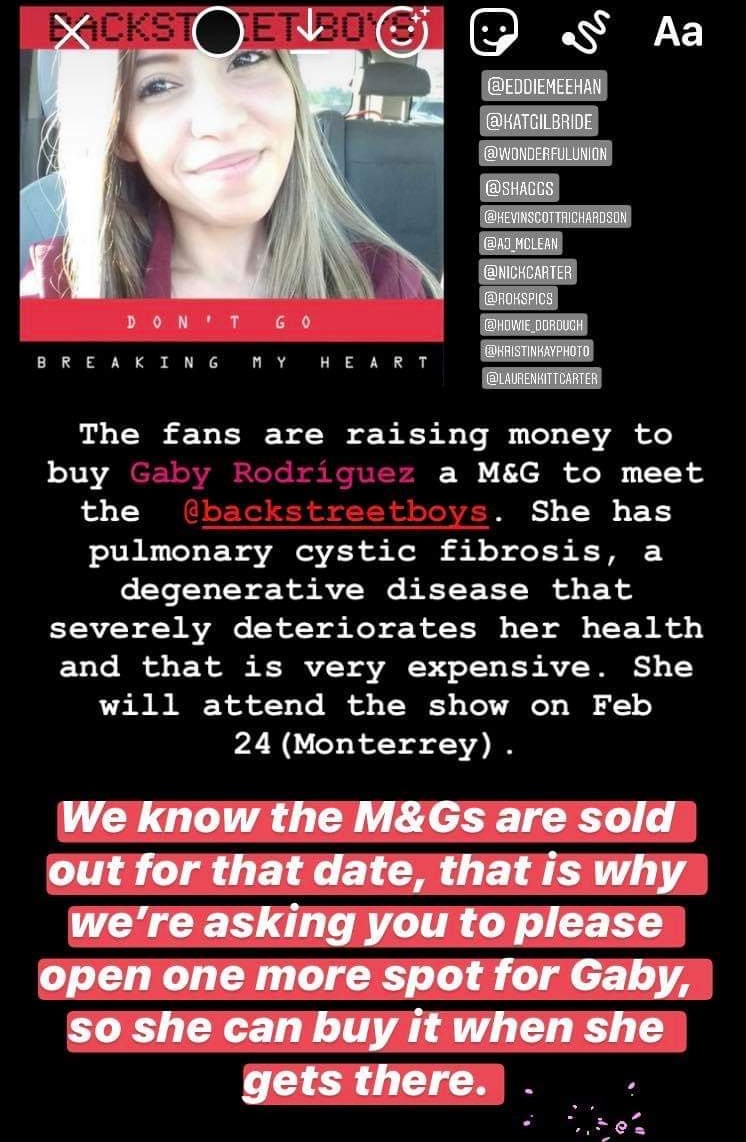 SelmaFigueroa27's tweet photo. Please we need some help for Gaby!
@WNDRFLVIP @WonderfulUnion @nickcarter @kevinrichardson @brian_littrell @backstreetboys @KristinKayPhoto @Lauren_Kitt https://t.co/MqIrZeqesE