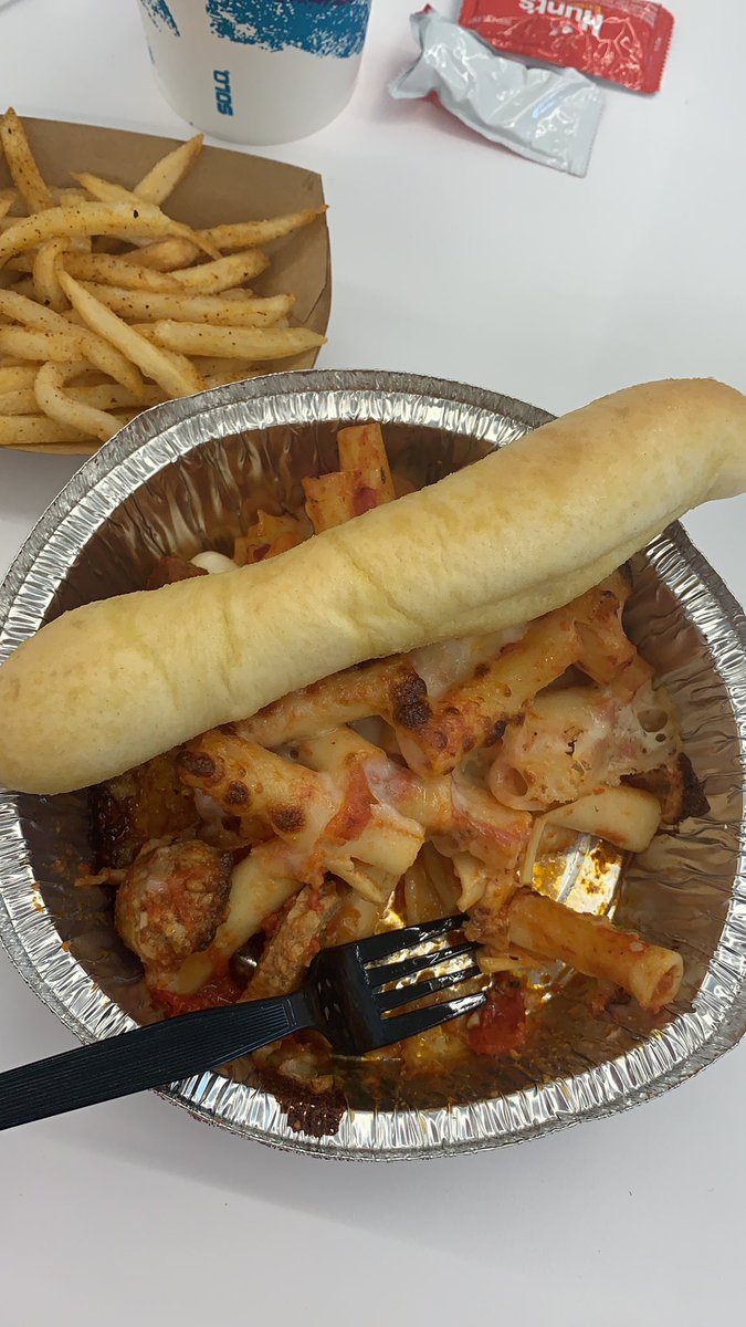 This #ahhs lunch is delicious!! (And calories don’t count on my birthday right?) #AHISDmystory