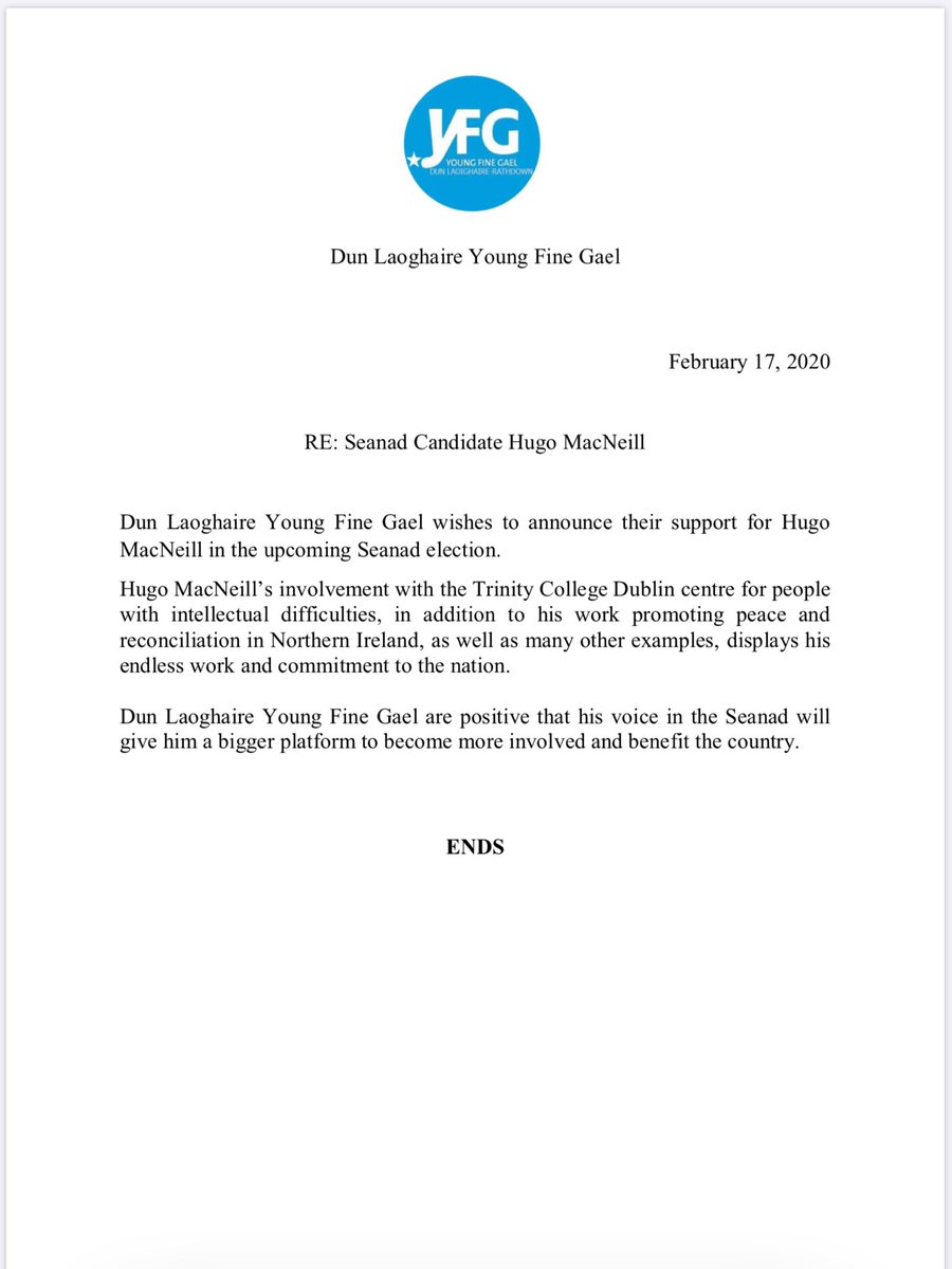 Dún Laoghaire YFG tweet media