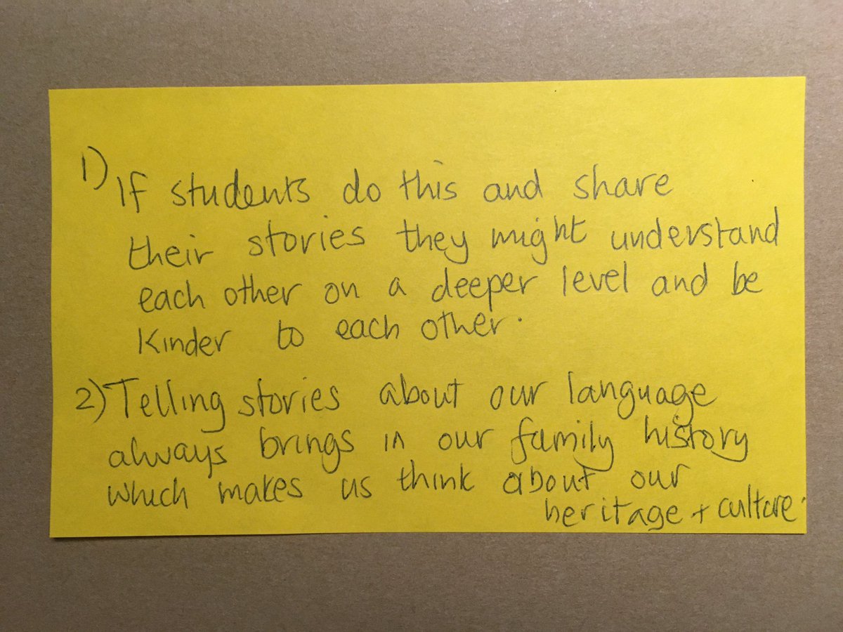 LMThompson___'s tweet photo. Story-Sharing for Change: reflections on our process today @LCSGhana with @Julien_Le_Sourd and @PaulineDespas #LCSroar #LCSLearningPrinciples #MotherTongue #InternationalMindedness https://t.co/KJ7xdoCIyN