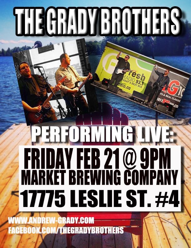 gradybrothers's tweet photo. We’re back in Newmarket at @MarketBrewing this Friday! Come on out and join the party! 
.
.
.
.

.
#gradybrothers #livemusic #marketbrewing #newmarket #gta #localbrew #ipa #toronto https://t.co/XglFvAyBBt