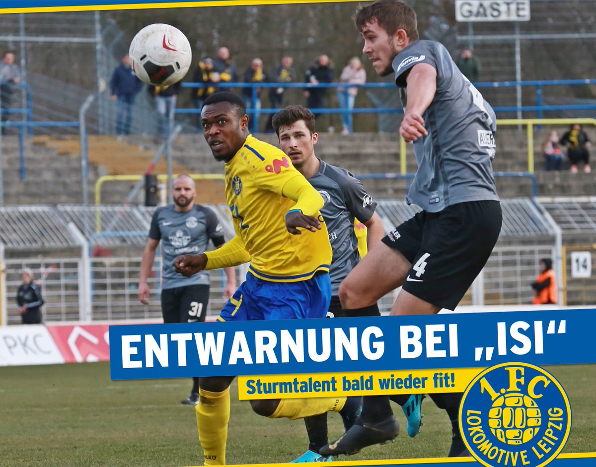 1 Fc Lok Leipzig V Twitter Entwarnung Bei Isi Die Gestrige Verletzung Bei Unserem Sturmtalent Ishmael Schubert Abubakari Hat Sich Nur Als Eine Banderdehnung Am Knochel Dargestellt Er Wird Heute Und Morgen Noch