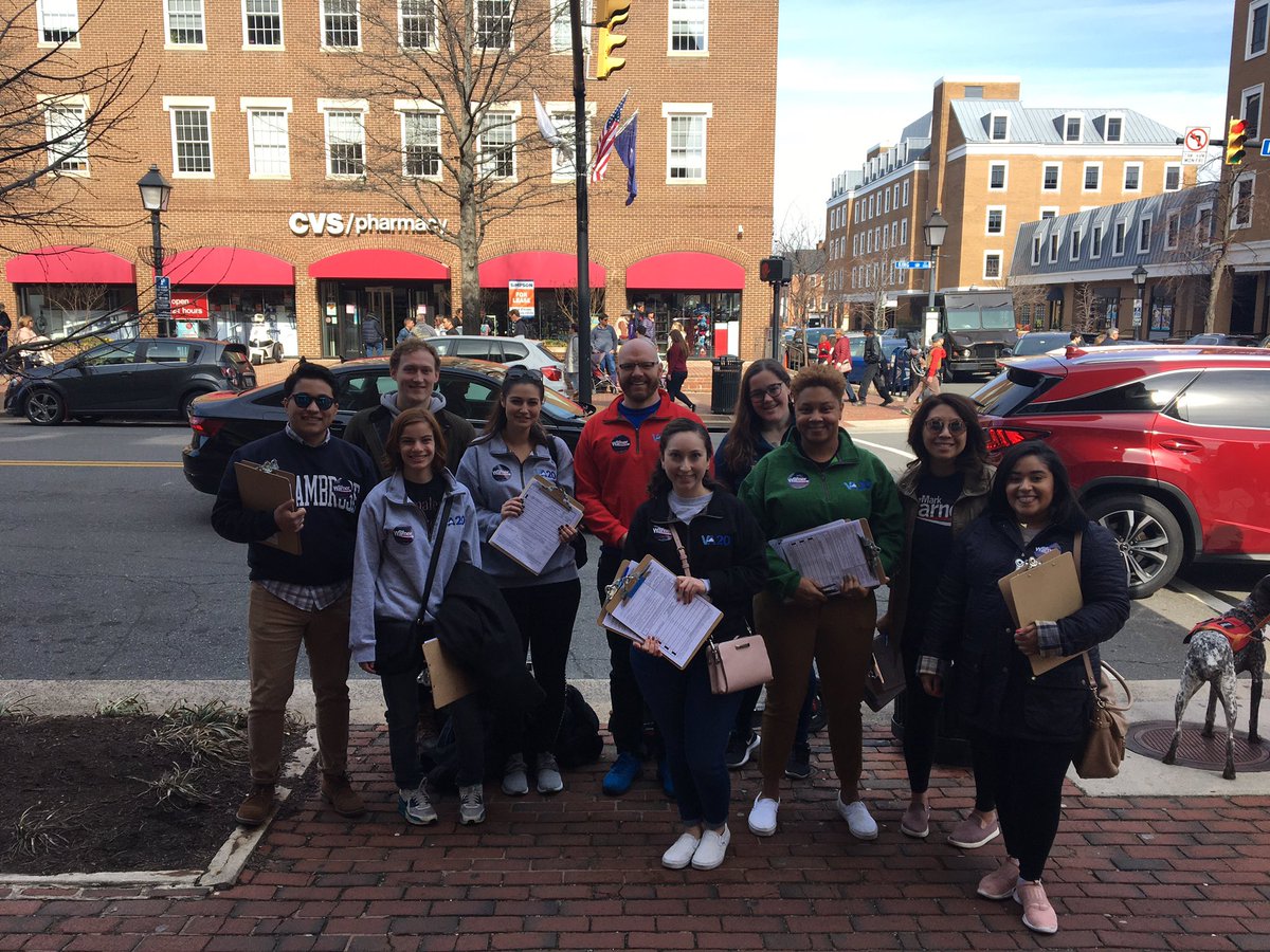 Members of Sen. Mark Warner’s staff
